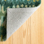 Paint Chip Hand Micro Hooked Wool Rug | Moss: 2' x 3'
