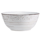 Pfaltzgraff Trellis White Serving Bowl S3