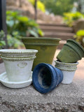 Bartram Garden Pot White 8"