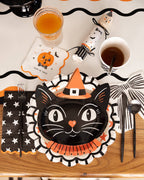 VHP1342 - Vintage Witchy Cat Plate