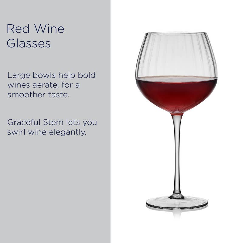 Mikasa Red Wine Set Of 4