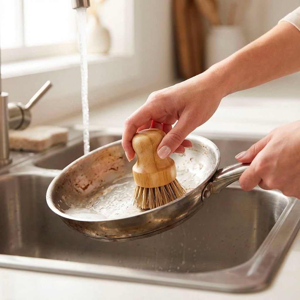 Bamboo Pot Scrubber | Kitchen |