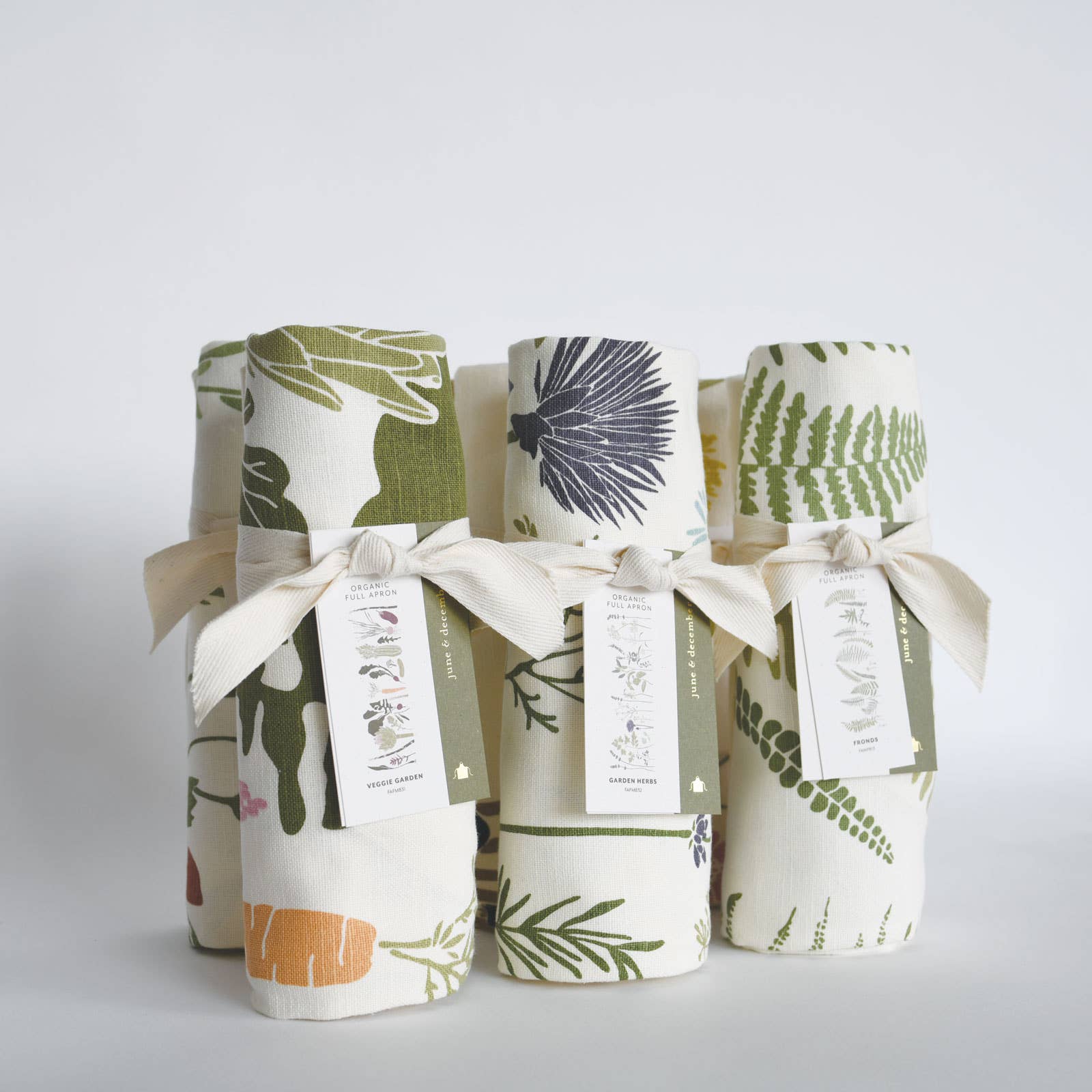Meadow Wildflower Organic Apron for Kitchen and Garden