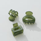 Jade Green Mini - Assorted Claw Clips: Assorted