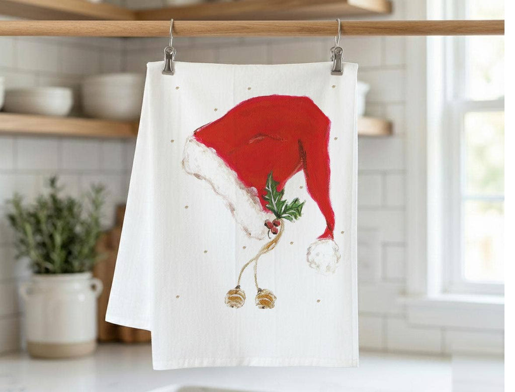 Santa Hat Kitchen Towel
