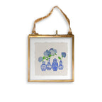 Hydrangea Vase Grouping: Dishtowel