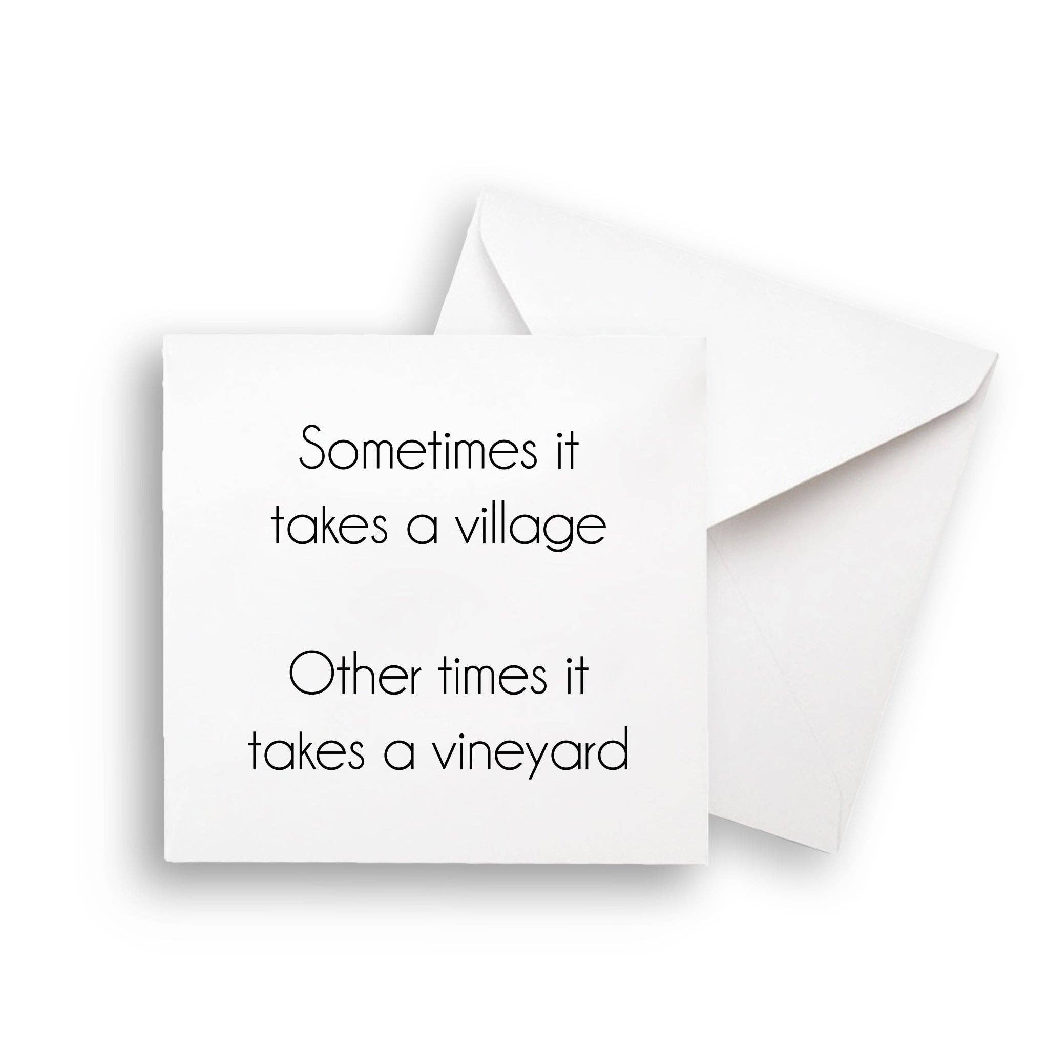 It Takes a Vineyard: Dishtowel