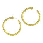 RENAISSANCE HOOP EARRINGS: Silver