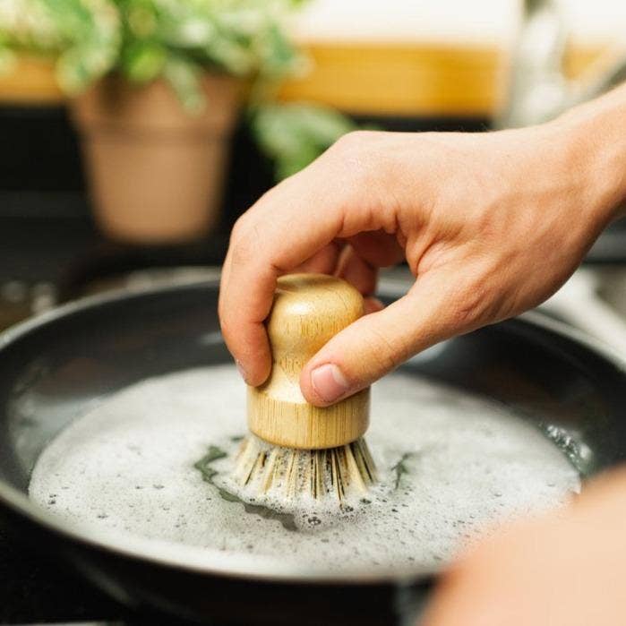 Bamboo Pot Scrubber | Kitchen |