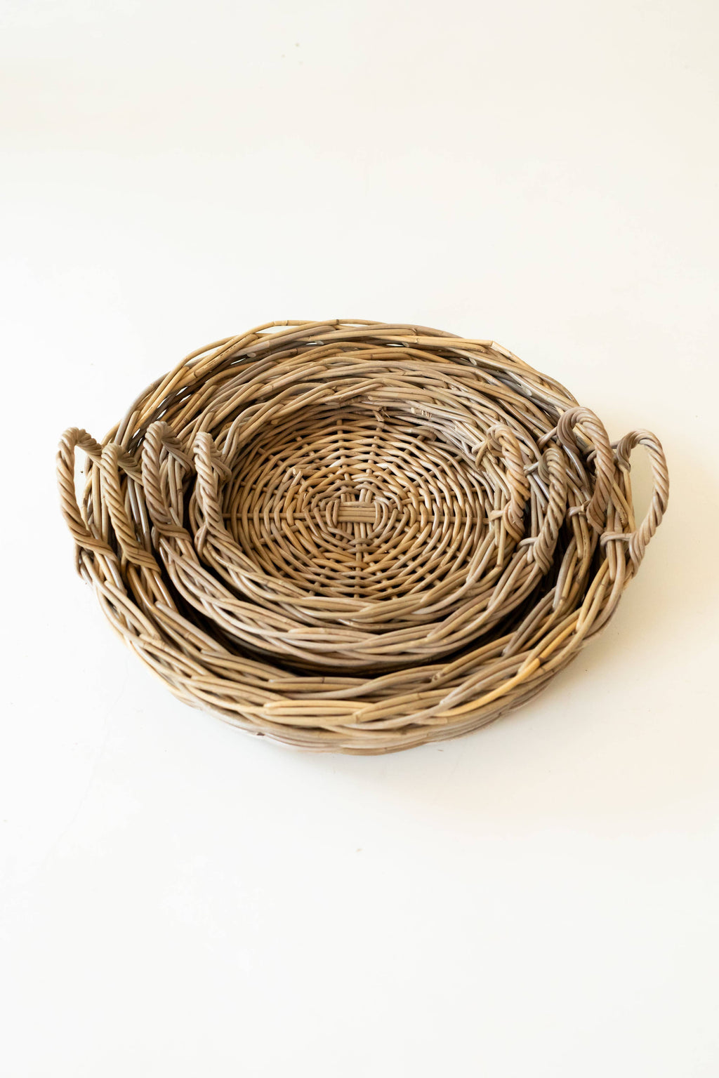 Rattan Round Tray: Large - 20" D