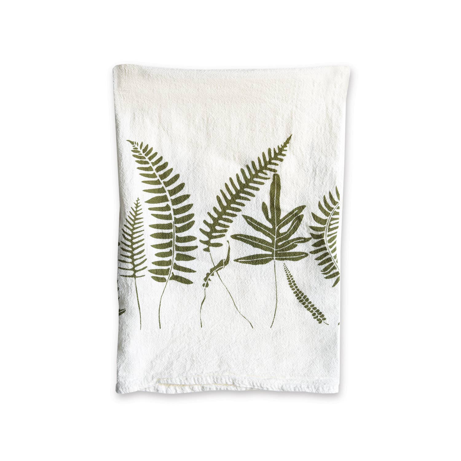 Evergreen Ferns Kitchen Tea Towel