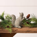 Cement Squirrel  Garden Decor | Animal Figurine