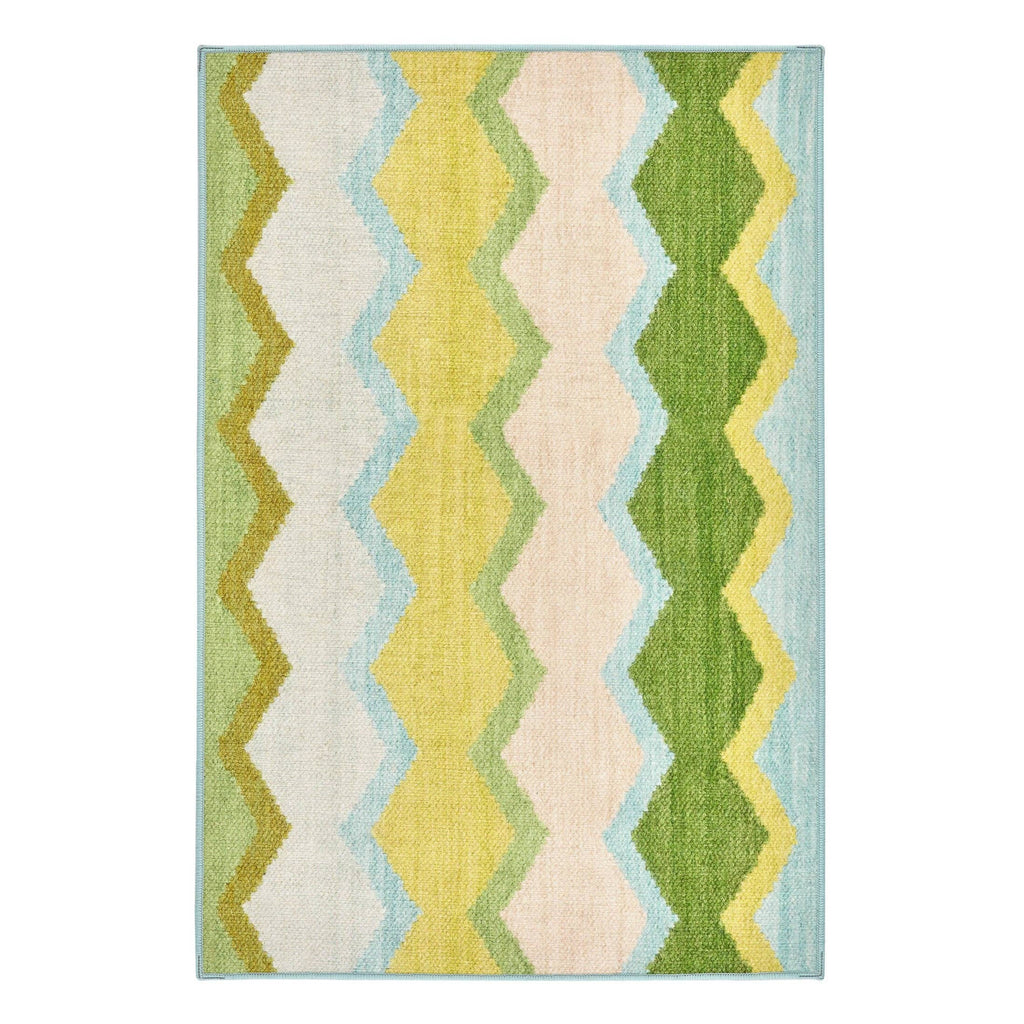 Safety Net Machine Washable Rug | Green: 2' x 3'
