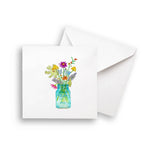 Wildflowers in a Mason Jar: Dishtowel