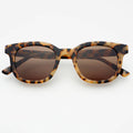 Jasper Acetate Unisex Sunglasses: Milky Tortoise