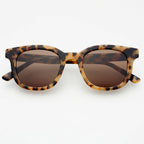 Jasper Acetate Unisex Sunglasses: Milky Tortoise