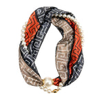 Luxe Pearl Scarf Necklace: AI