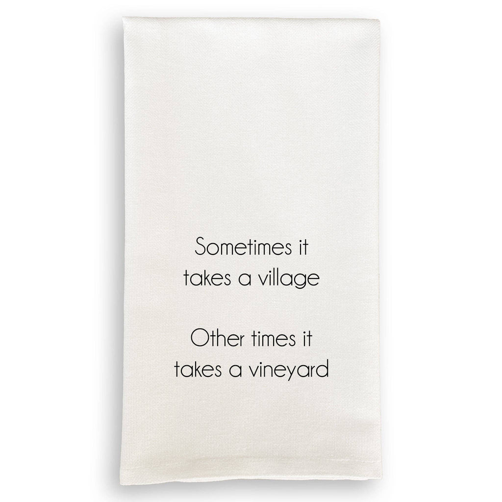 It Takes a Vineyard: Dishtowel