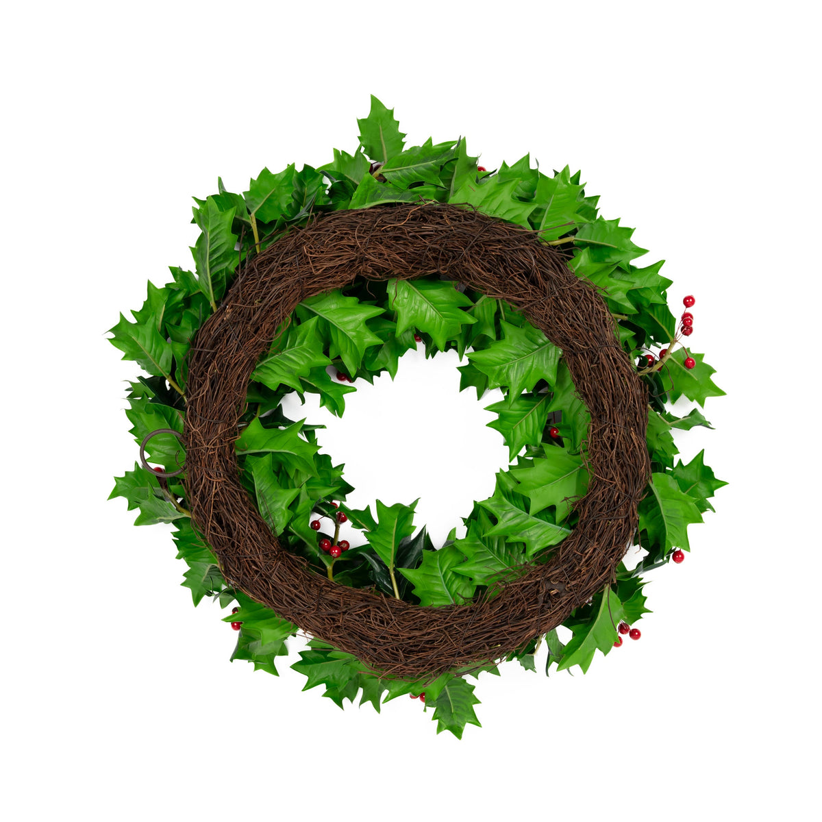 Holly Berry Wreath 24 Inch