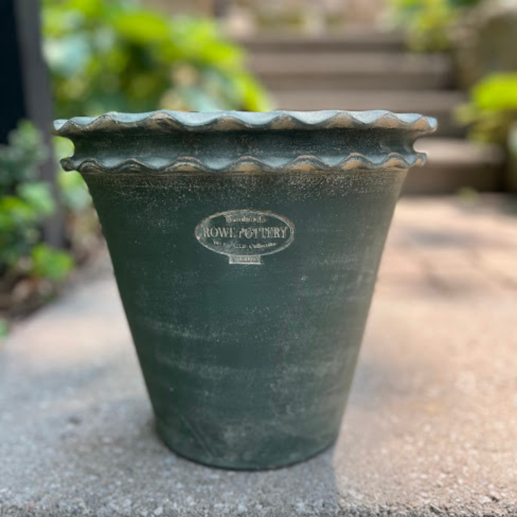 Galena Garden Pot Blue 10"