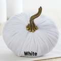 Pumpkin Small Velvet,White