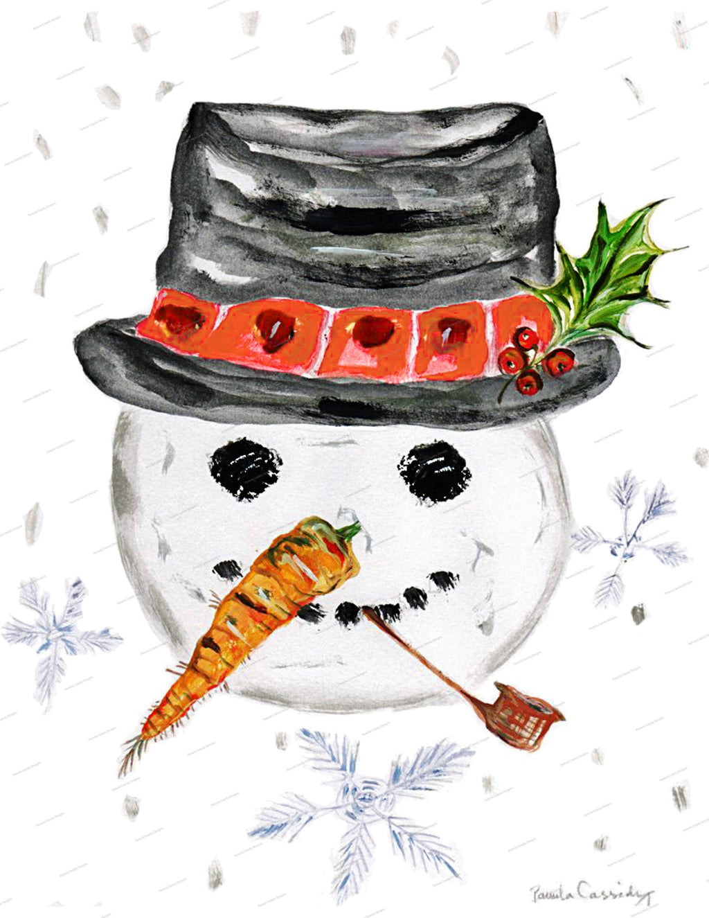 The Snowman Kitchen Towel