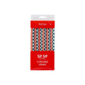 SSP926 - Plaid and Stripes Reusable Straws