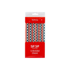 SSP926 - Plaid and Stripes Reusable Straws
