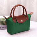 HM782 Britney Nylon Double Handle Crossbody Bag: Kelly Green