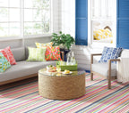 Summer Stripe Handwoven Indoor/Outdoor Rug | Multi: 2' x 3'