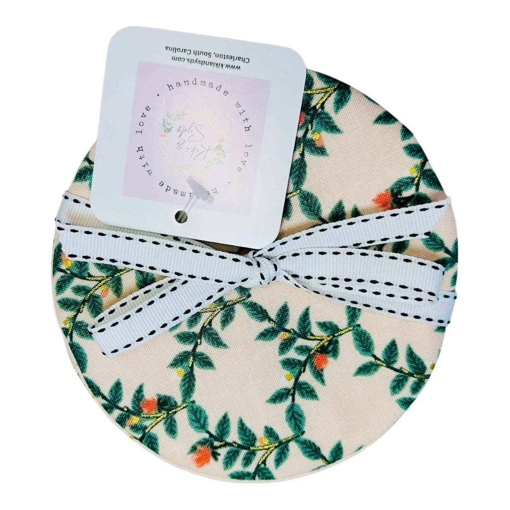 Kiki & Syds Fabric Coasters (Set of 6) Arbor Rose
