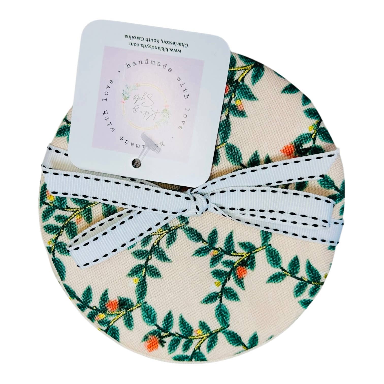 Kiki & Syds Fabric Coasters (Set of 6) Arbor Rose