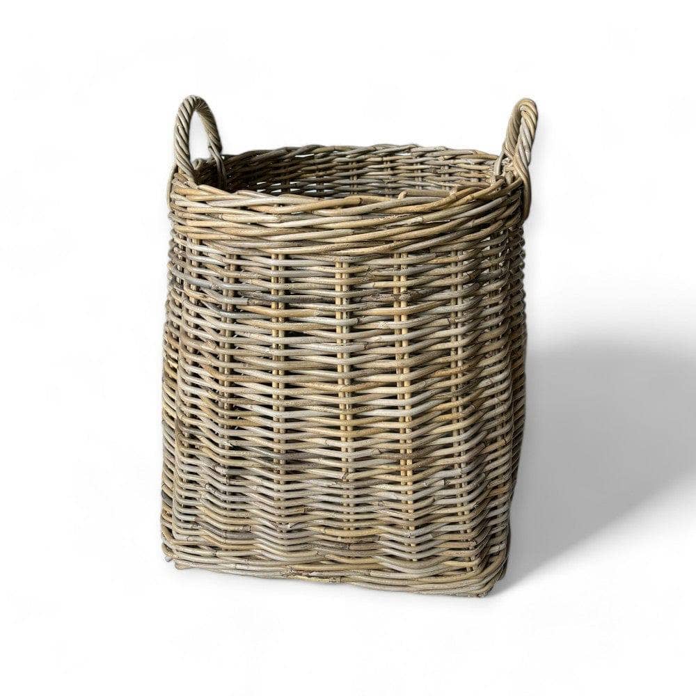 Rattan Kikko Basket: One size - 18 ½" H