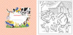 Little Farm Square Coloring Book