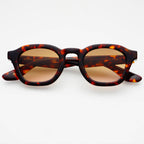 Blake Acetate Mens Round Sunglasses : Tortoise