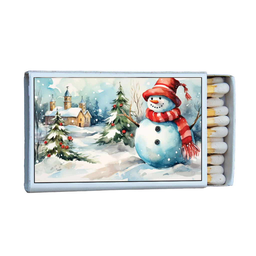 Matches • Christmas Snowman• Home Decor for Candles