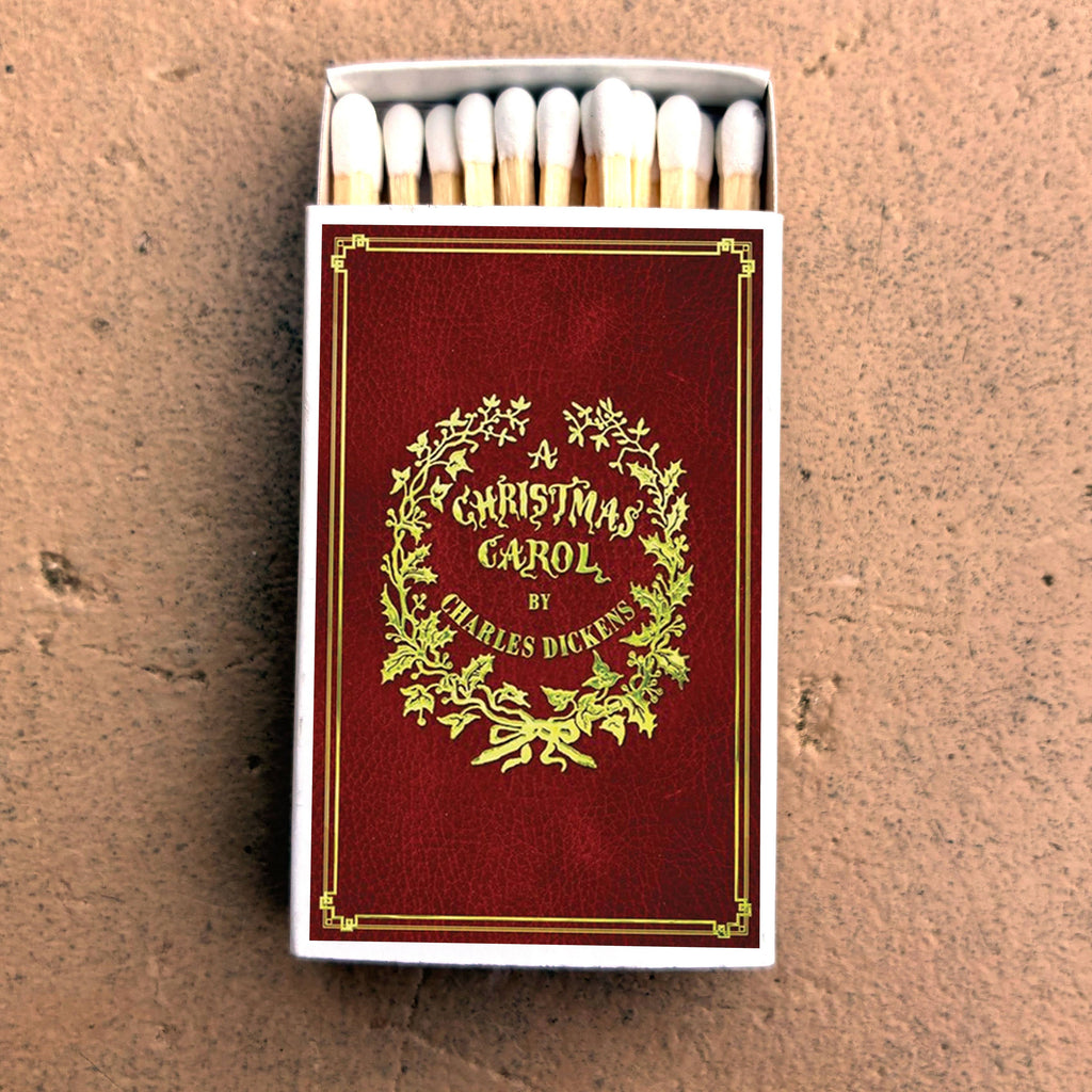 Matches • A Christmas Carol Dickens • Home Decor for Candles