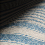 Vion Coastal Striped Machine Washable Rug | Blue: 2' x 3'