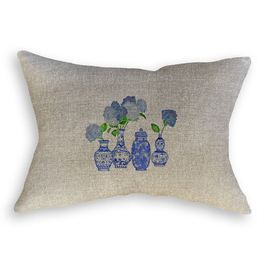Hydrangea Vase Grouping: Dishtowel
