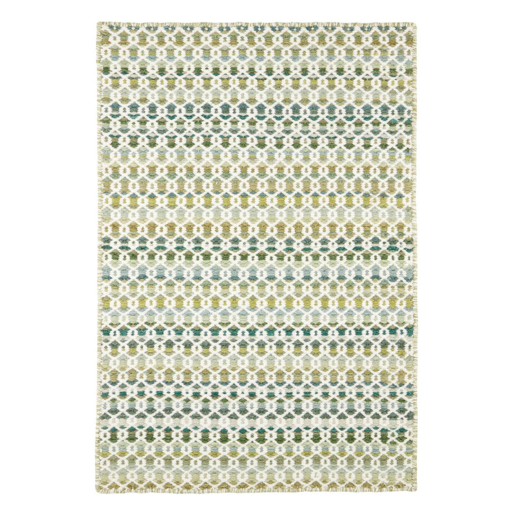 Poppy Handwoven Wool Rug | Moss: 2' x 3'