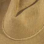 Paper Straw Braided Cord Band Cowboy Hat: KA