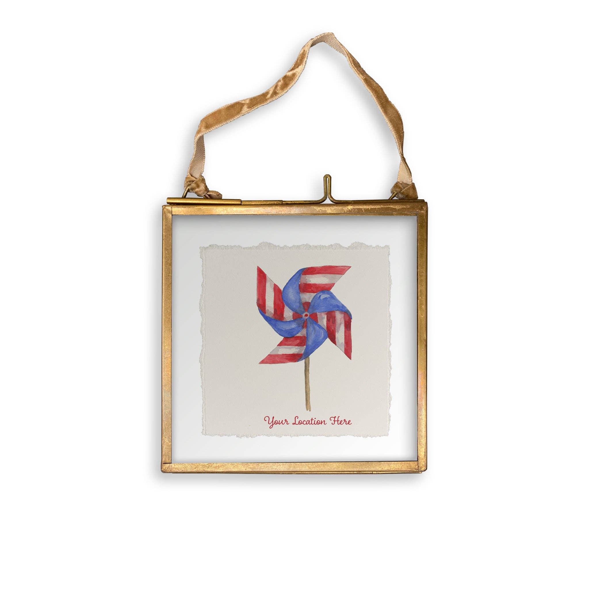 Pinwheel with Location: Dishtowel