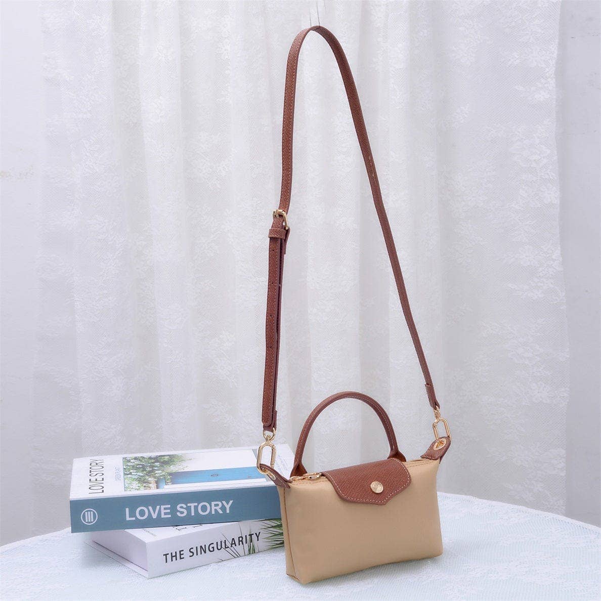 HM781 Penny Nylon Mini Crossbody Bag: Kelly Green