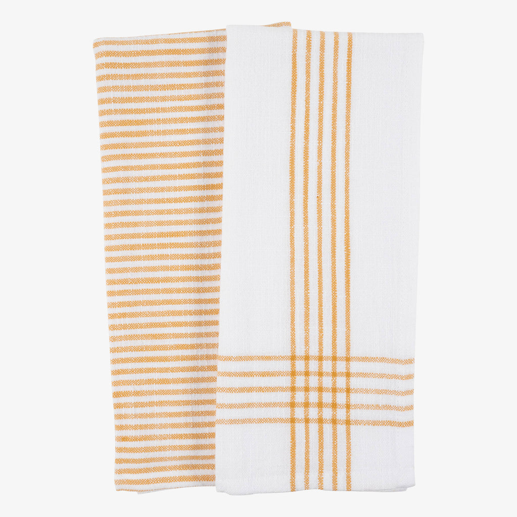 KAF Home Monaco Slubbed Kitchen Tea Towel - 18" x 28": Dutch Blue