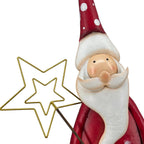 Whimsy Metals Santa Holding Star 55.5"