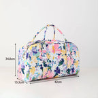 Floral Weekender Duffel Bag Heirloom Garden