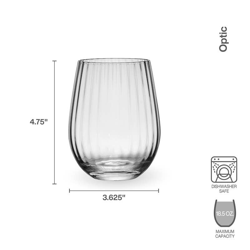 Mikasa Stemless Wine S4