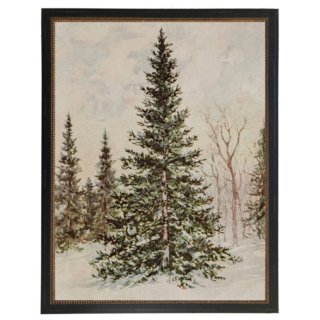 Framed tree oil painting reproduction: Black With Bead 1300-905 U / 12" X 16"