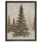 Framed tree oil painting reproduction: Black With Bead 1300-905 U / 12" X 16"