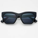 Gia Acetate Cat Eye Sunglasses : Black
